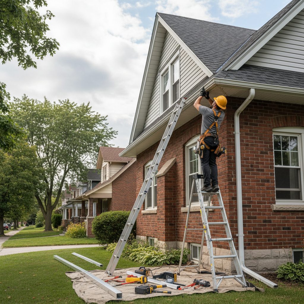 Eavestrough Installation